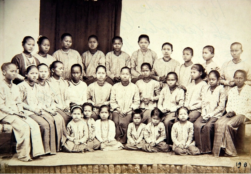Missionsschule für Mädchen in Birma