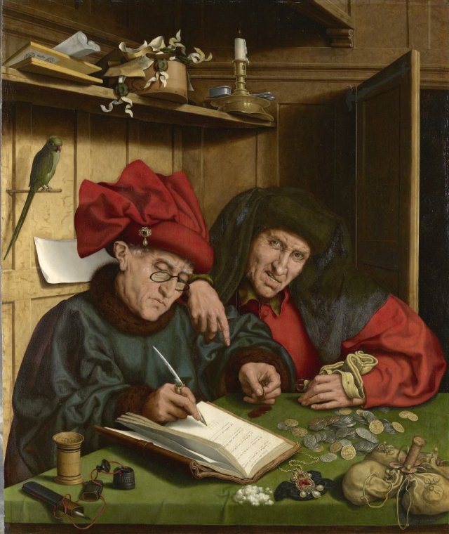 Marinus van Reymerswaele (1497-1567) - Die Wucherer