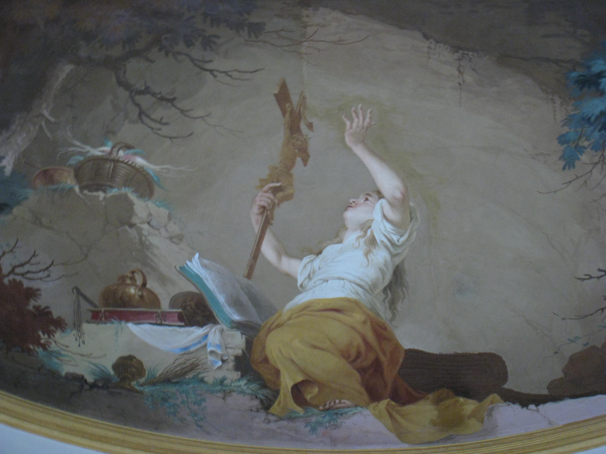 Maria Magdalena mit Kruzifix