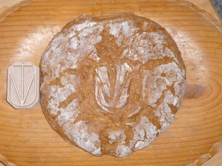 Vaterunserbrot Wiedenmayer mit Stempel