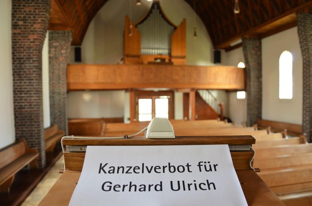 Kanzelverbot Gerhard Ulrich ins Bild gesetzt