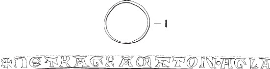 Inschrift TETRAGRMATON AGLA