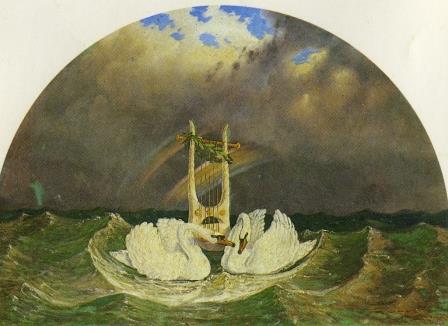 Carl Gustav Carus: Allegorie auf Goethes Tod, nach 1832