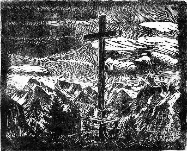 Wilhelm Groß - Kreuz im Gebirge (1938)